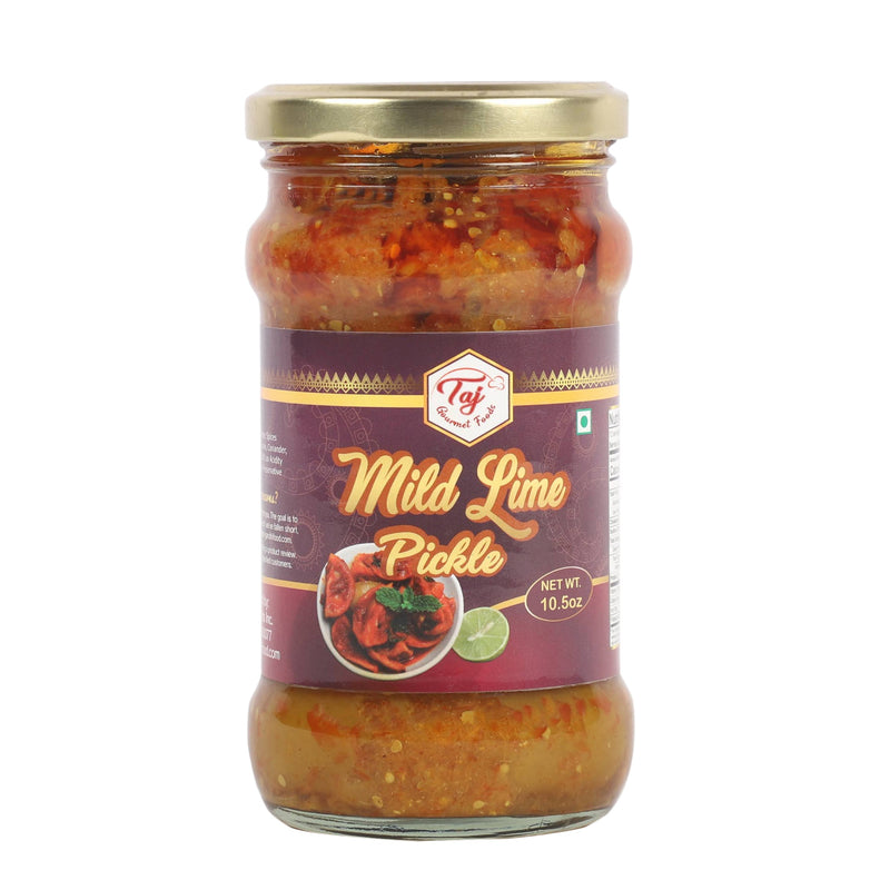 TAJ Mild Lime Pickle, (Lime Achar), 300g (10.5oz)