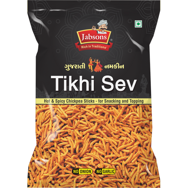 Jabsons Thikhi Sev (Spicy Sev), 200g BEST BEFORE 31ST OCTOBER 2024