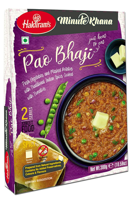 Haldirams (ready to eat) Pao bhaji 300G