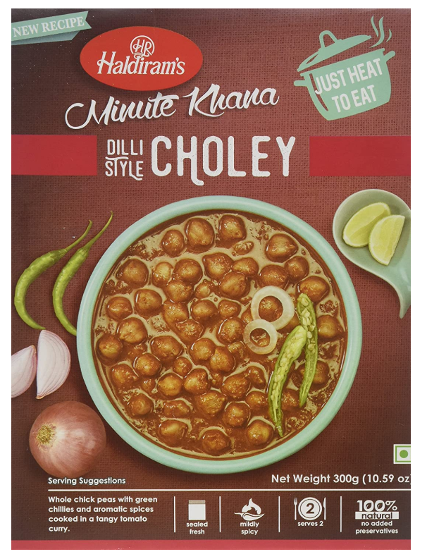 Haldirams Minute Khana Dilli Style Choley 300G