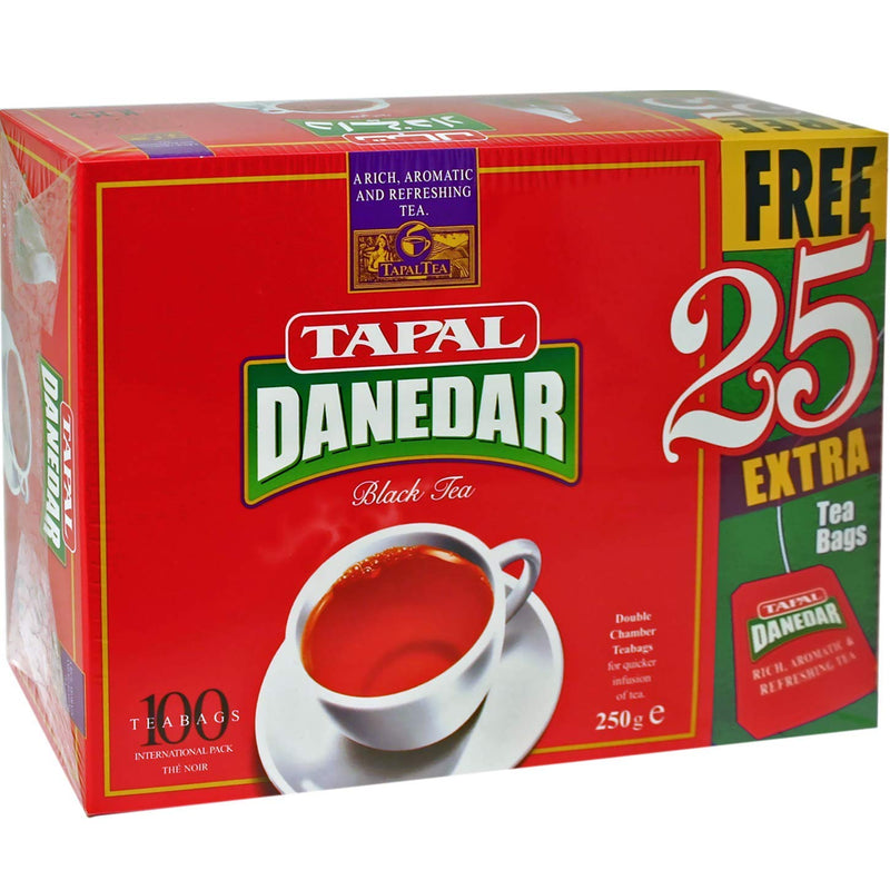 Tapal Danedar Tea Bags, 250g | 125 Tea Bags