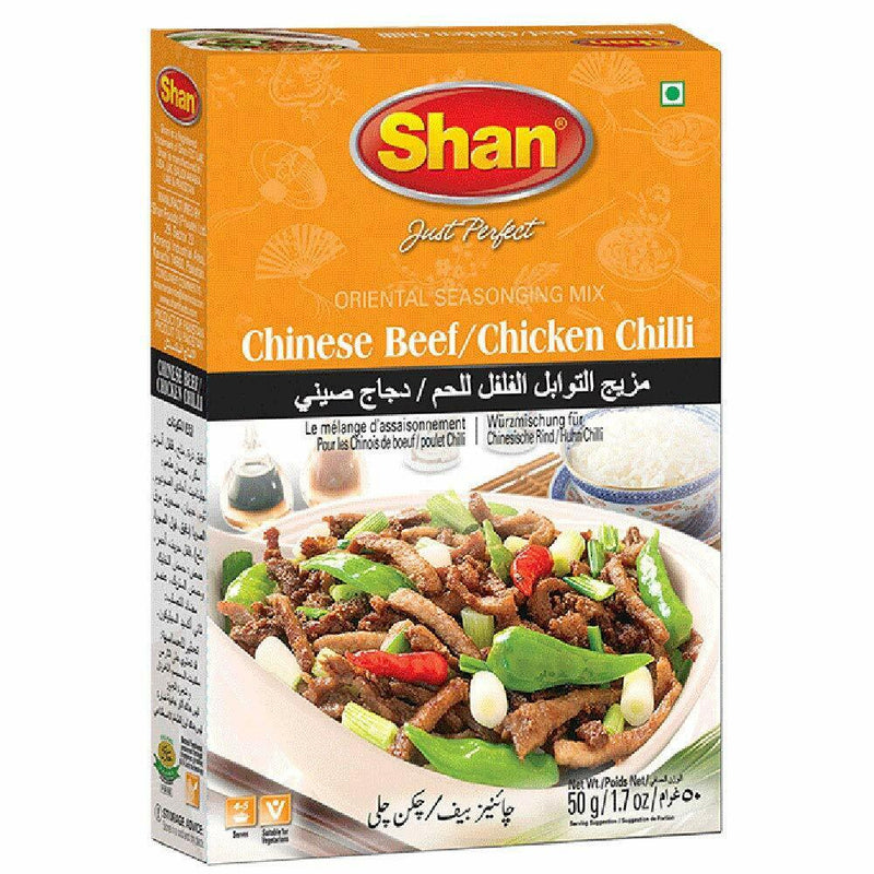 Shan Chinese Beef/Chicken Chilli Oriental Seasoning Mix 1.76 oz (50g)