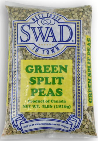 Swad Green Split Peas 4 lbs